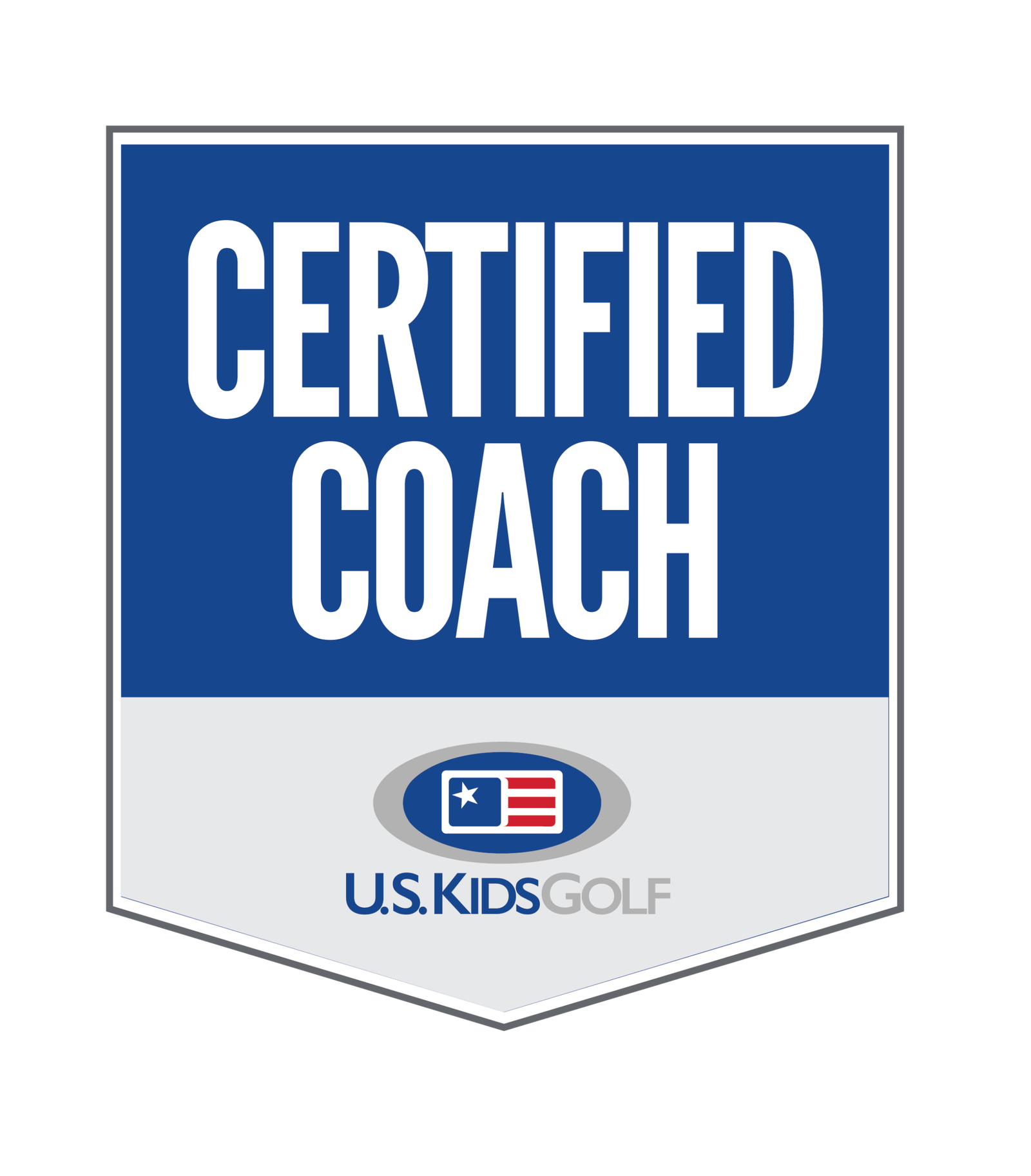 U.S. Kids Golf Certified Coach badge